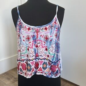 RAGA Embroidered Tank Cami M